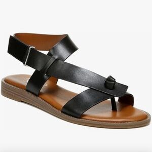 Franco Sarto Black Strappy Sandals